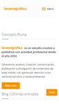 Mobile Screenshot of laruinagrafica.com